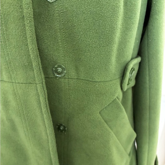 Tulle Olive Utility Jacket with Button Accents - Picture 6 of 15